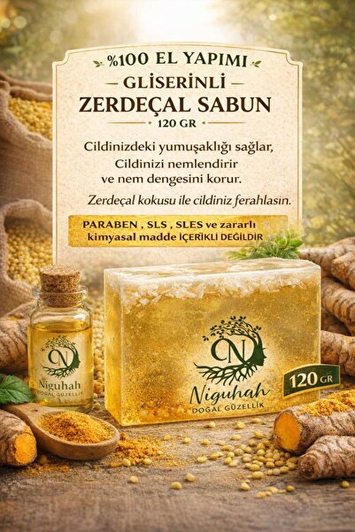 Pura Natura نيغوهاه ناتشورال بيوتي 100% صابون الجلسرين والكركم المصنوع يدويًا...