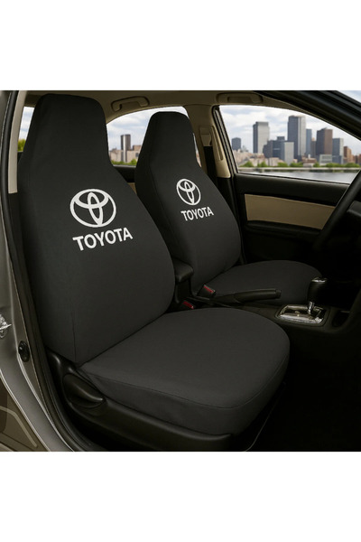 sekutuning Toyota Corolla Siyah Araç Koltuk Kılıfı Koruyucu Penye Servis Kılıfı