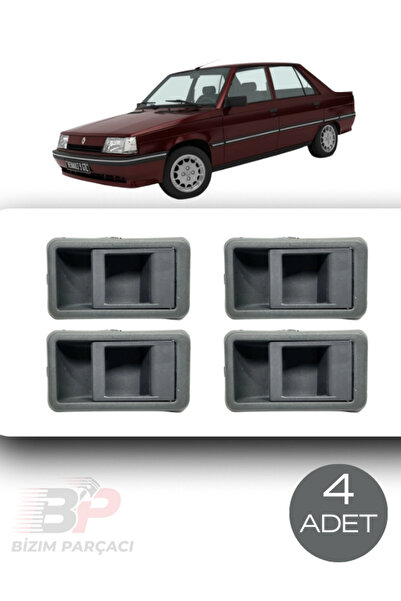 Kraftvoll R9 Brodway 4 Adet Kapı Iç Açma Kolu Plastik ( Gri Renk)