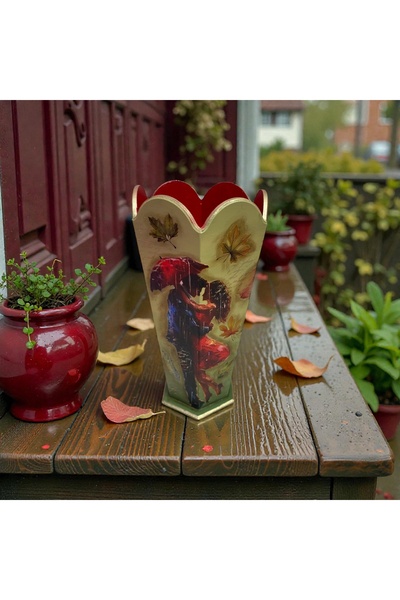 8coconut Ahşap el boyaması şemsiyelik