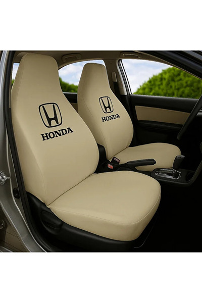 sekutuning Honda Civic Bej Araç Koltuk Kılıfı Koruyucu Penye Servis Kılıfı
