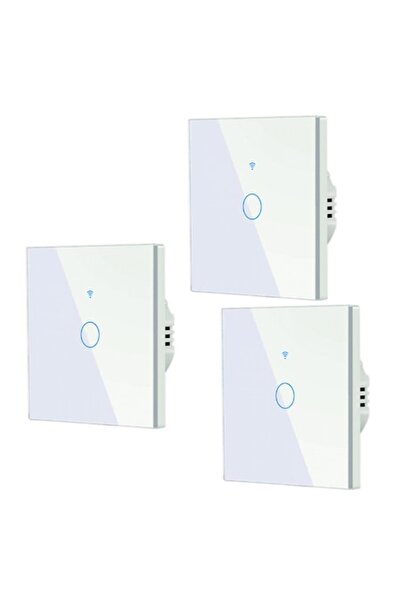 DAMUR Set de 3 comutatoare tactile inteligente cu 1 canal