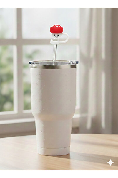 Case collection Silicone Straw Stopper Cap Dustproof Cover Shaped Straw Head ...