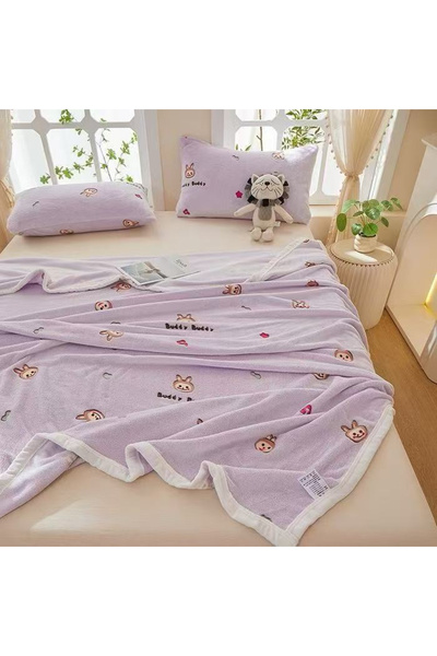 FIONNA.RO Cocolino Blanket Medium Thickness 200x230cm For Children - Labubu Lila