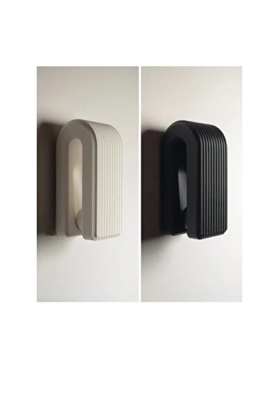 daısydecoratıon Modern Yapışkanlı Havlu Askısı Çizgi Desenli 2 Adet