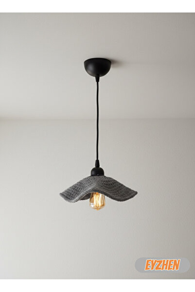 Eyzhen Bohem Tarz Bükülebilir Gri Renk Sarkıt Avize Şekil Verilebilir Dekorat...