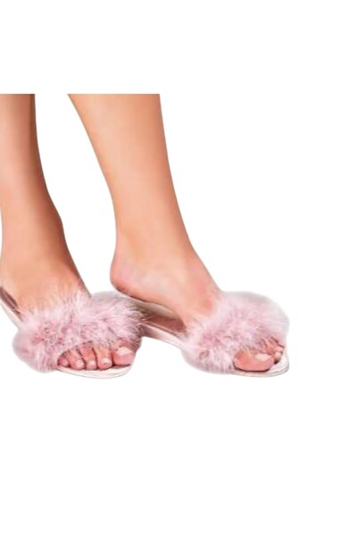 Other Comfortable bridal slippers with soft fur