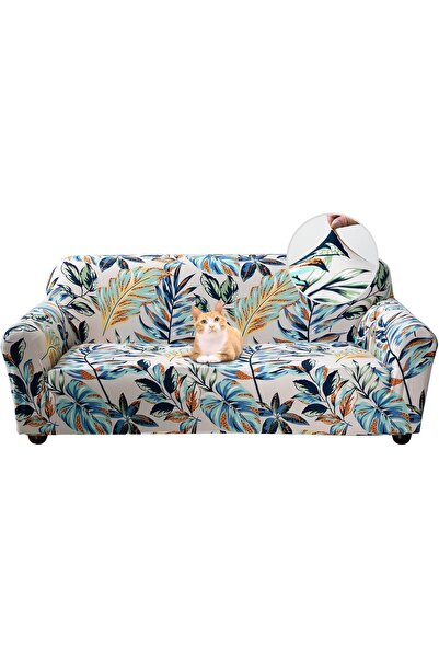 Jaotto Sofa cover, elastic, spandex, 3-seater, non-slip, washable, for sofa w...