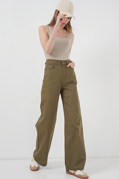 COjans Wide Leg High Waist Palazzo Trousers
