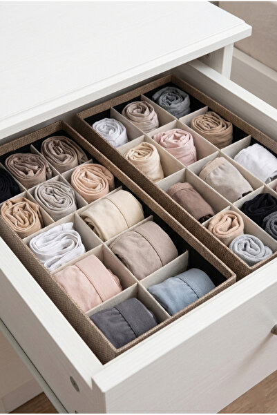 Nwood 12-Compartment Children's Room Wardrobe Drawer Laundry Sock Organizer, ...
