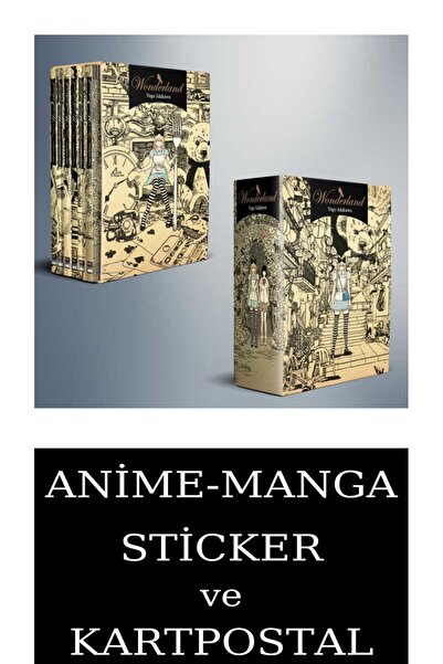 Marmara Çizgi Yayınları Wonderland 1-2-3-4-5-6 (KUTULU) Manga Seti (6 KİTAP) ...