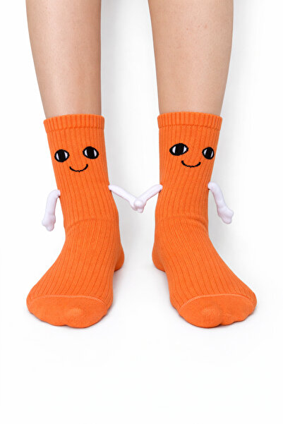 BRIDEIST WEDDING CO Unisex Halay Socks with Yellow Emoji Figures, Fun Cotton,...
