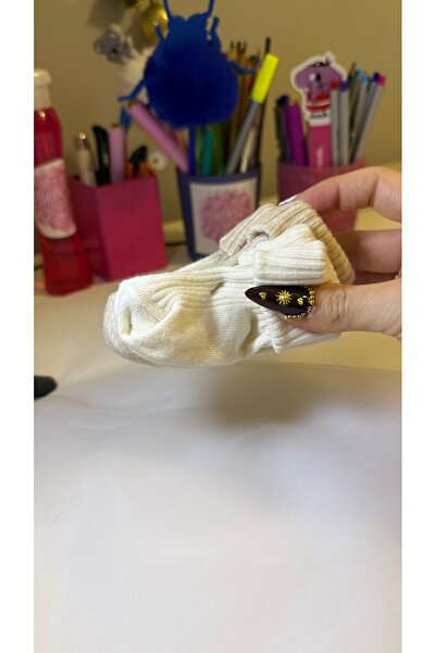 BRIDEIST WEDDING CO Baby Cotton Cream Socks Soft Breathable Comfortable Set o...