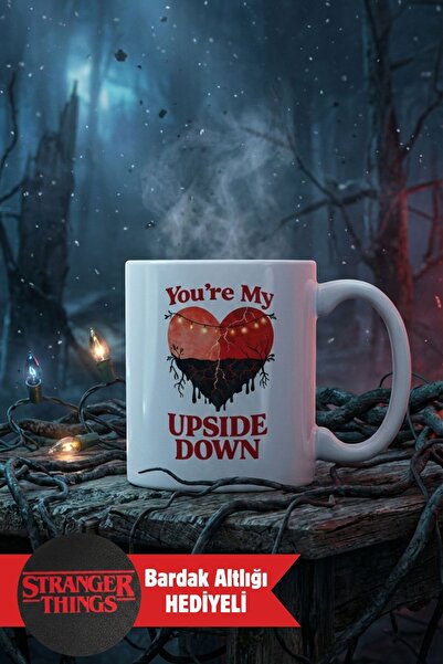 Duxud Stranger Things Themed Demogorgon Valentine's Day Cup - Valentine Thing...