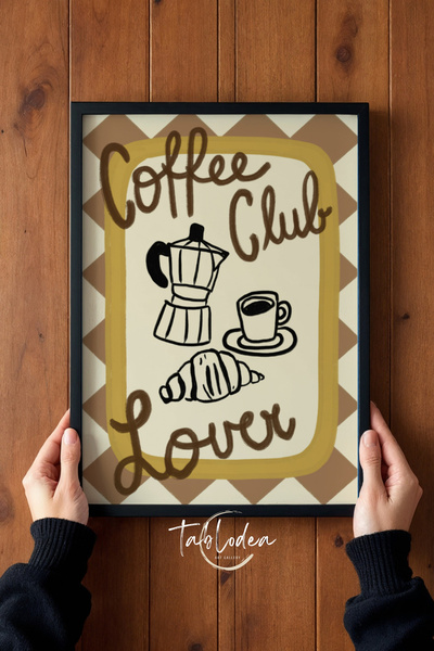tablodea Coffee Club Lover Masă de cafea tip tablou TD Pinterest Decor minima...