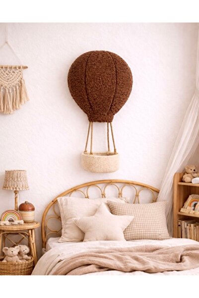 Cherry Bloom Cotton Uçan Balon Duvar Süsü Teddy Bohem Çift taraflı Bantlı