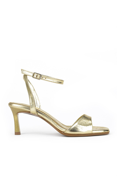 Ziya , Women's Heeled Sandals 161996Z609 Gold