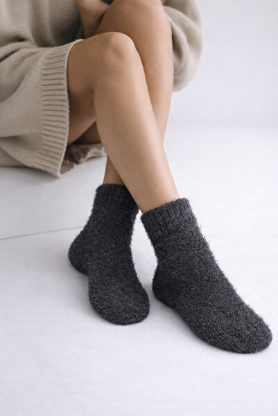 Katia&Bony Women's Plush Socks Gray