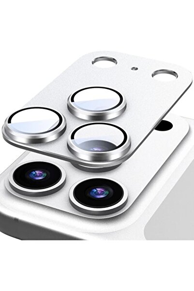 Ceptex زجاج حماية كامل لعدسة الكاميرا من الياقوت مع إطار لهاتف آيفون 17 برو