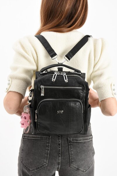 NightLove Faux Leather Shoulder Bag