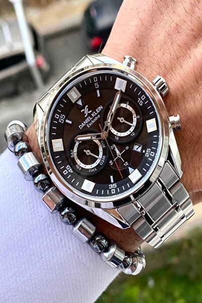 Daniel Klein ساعة يد رجالية حصرية بسوار فولاذي، جميع الوظائف تعمل، ضمان لمدة ...