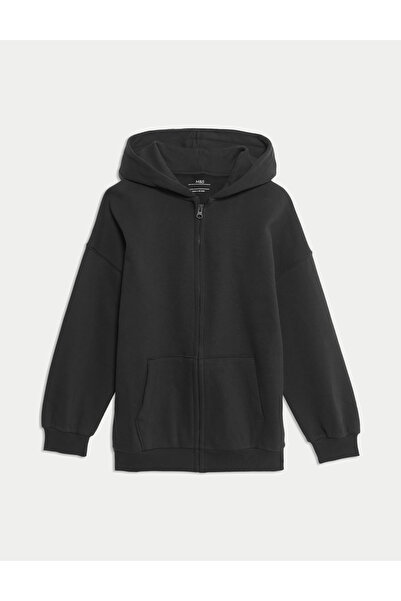 Marks & Spencer Pamuk Karışımlı Hoodie (6-16 Yaş)