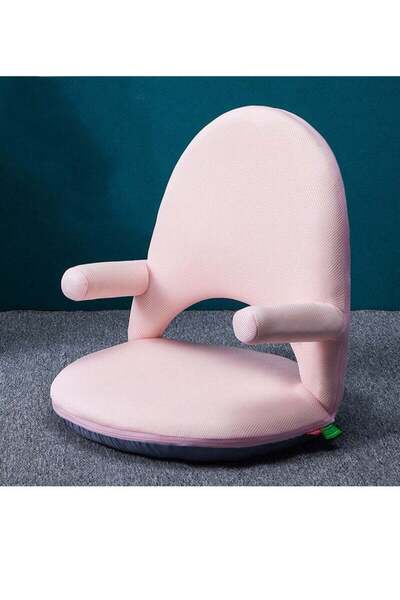 Arabest Folding Padded Gaming Chair,Adjustable 42-Position Floor Seat with Ba...