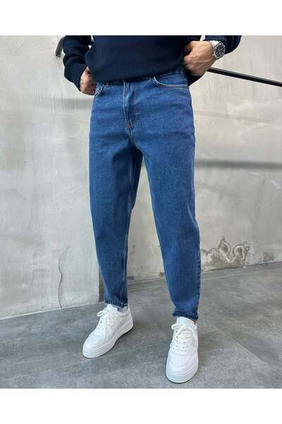 DORAJEANS Men's Boyfriend Jean Trousers High Waist Comfortable Fit 001Dj