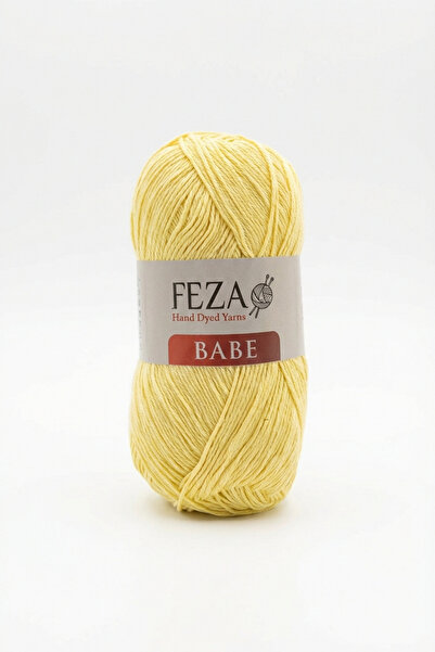 Feza خيط حياكة بيب (قطعتان) - 50% قطن 50% بامبو، 100 جرام 330 متر، خيوط للأطف...