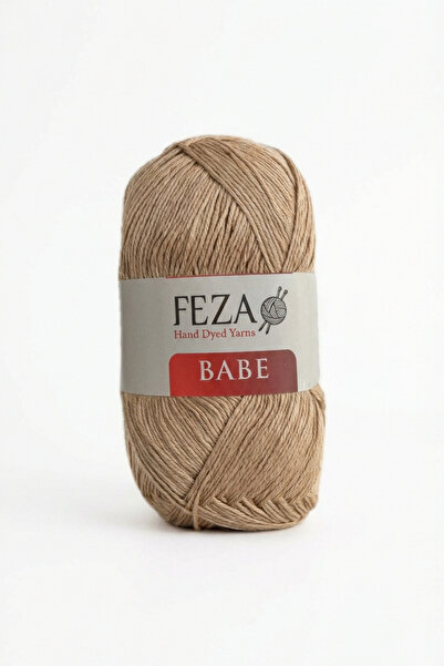 Feza خيط حياكة بيب (قطعتان) - 50% قطن 50% بامبو، 100 جرام 330 متر، خيوط للأطف...