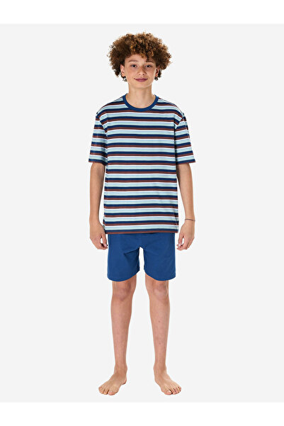 Schiesser Shorty Nightwear Schlafanzug Schlafmode Bequem