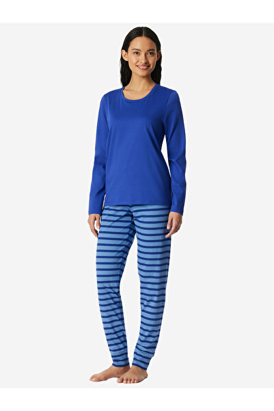 Schiesser Pyjama Casual Essentials Schlafanzug Schlafmode Bequem