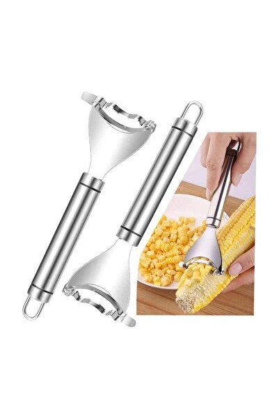 Arabest 2 Pack Corn Peeler,Corn Planer,Thresher,Stainless Steel Corn Peeler