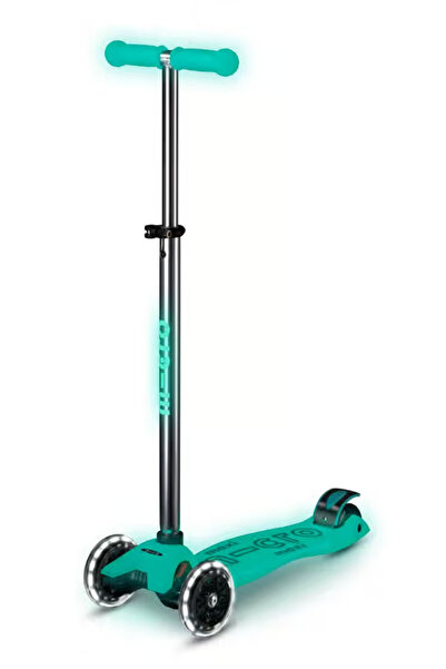 Micro Scooters | Maxi Deluxe GLOW with T-Bar LED | Handlebar Adjustable | Lig...