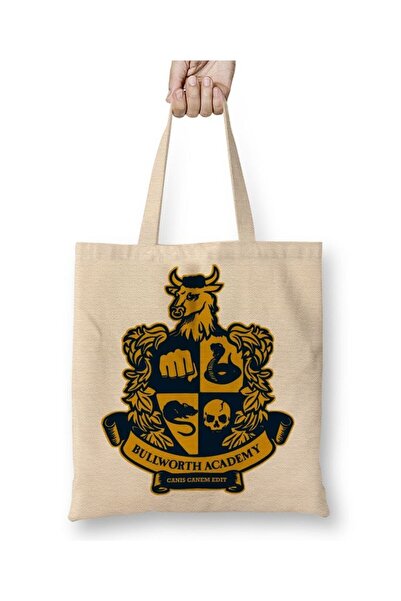 Toyaso Bully Bullworth Academy White Tote Bag Long Handle Shopping Bag Beach Bag