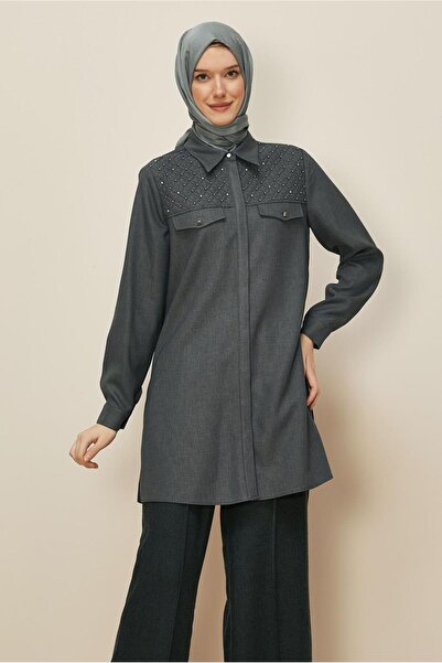 Alvina Shirt Collar Tunic 46212