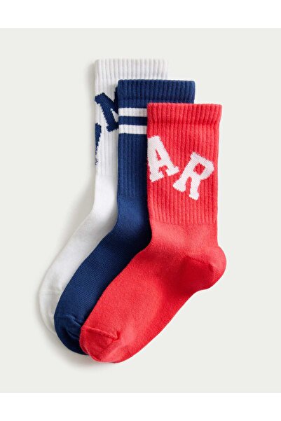 Marks & Spencer 3'lü Desenli Çocuk Çorap