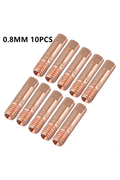 Choice10 ١٠ قطع من رؤوس اللحام ٠٫٨ مم، ٥ قطع/مجموعة، رؤوس لحام MIG من Cumable...