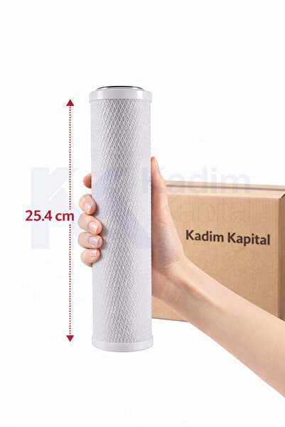 Kadim Kapital 25 Adet Toptan Koli 10 İnç CTO Blok Karbon Filtre - Profesyonel...