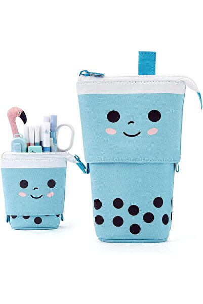 Arabest Telescopic Pencil Bag Pen Holder Pop Up Stationery Case,Stand-up Retr...