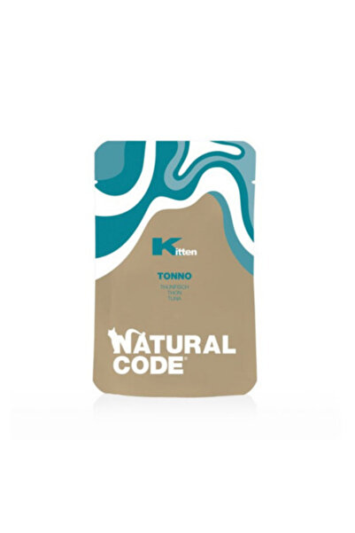 Natural Code Kitten Tuna Wet Cat Food Pouch - 70G