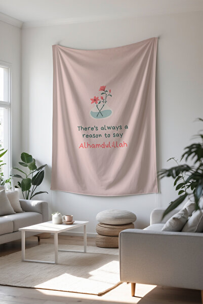 Charmbi Tapiserie islamică decorativă cu design modern și colorat, plină de l...