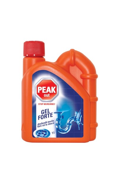Peak WC Set 3 x Gel pentru Desfundat Tevi Peak Out Forte, 1 l