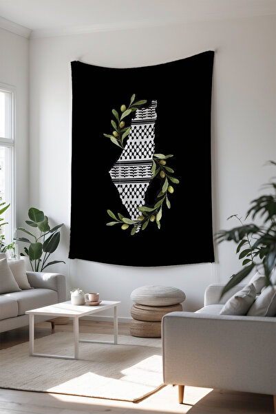 Charmbi Tapiserie islamică decorativă cu design modern și colorat, plină de l...