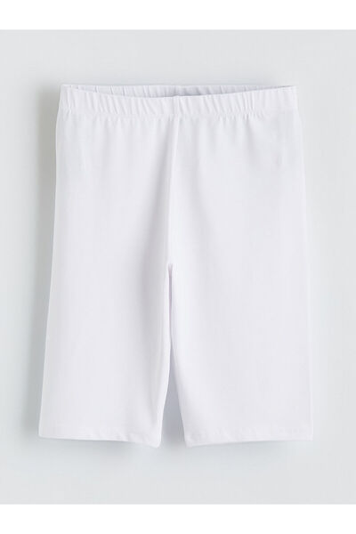 LC Waikiki White Girls' Basic Short Tights