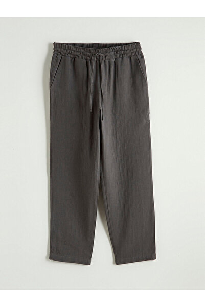 LC Waikiki Anthracite Elastic Waist Women's Trousers