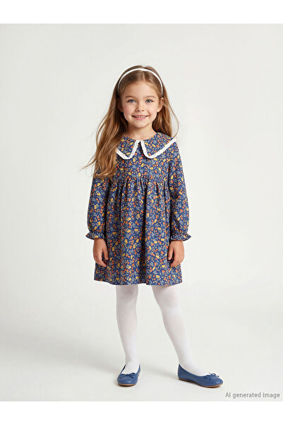 LC Waikiki Rochie pentru fetițe cu guler pentru bebeluși, cu model floral, se...