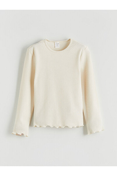 LC Waikiki Peak New Season Crew Neck Basic Girls' T-Shirt