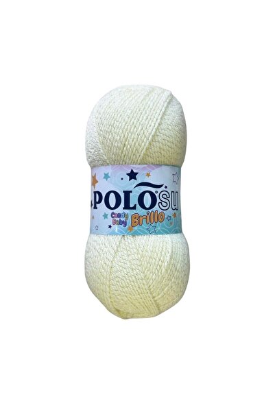 Polosu Candy Baby Brillo - El Ögü İpliği - 202 - Cream