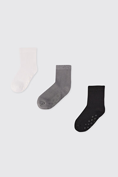 Panço Unisex Bebek 3'lü Soket Çorap Seti